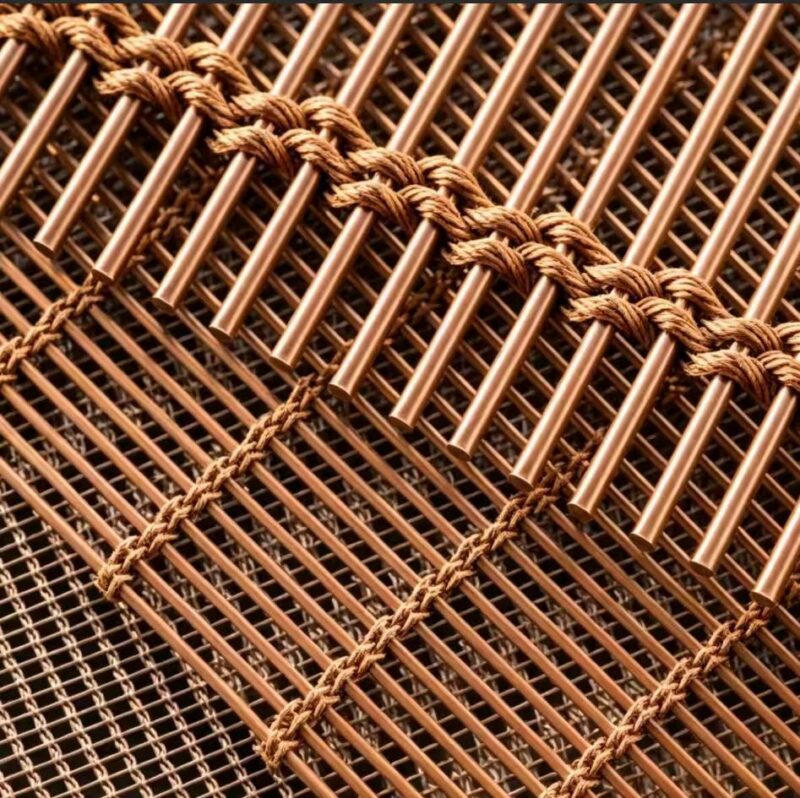 JM-W-013 - Woven Metal Decorative Mesh - jumao-decorfabric.com