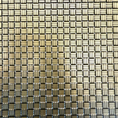 Malla decorativa de metal tejida