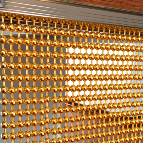 Beaded Metal Decorative Mesh
