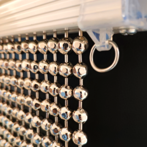 Beaded Metal Decorative Mesh
