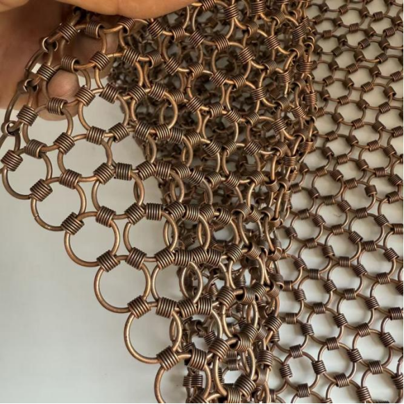 JM-R-4206 - Ring Metal Decorative Mesh - jumao-decorfabric.com