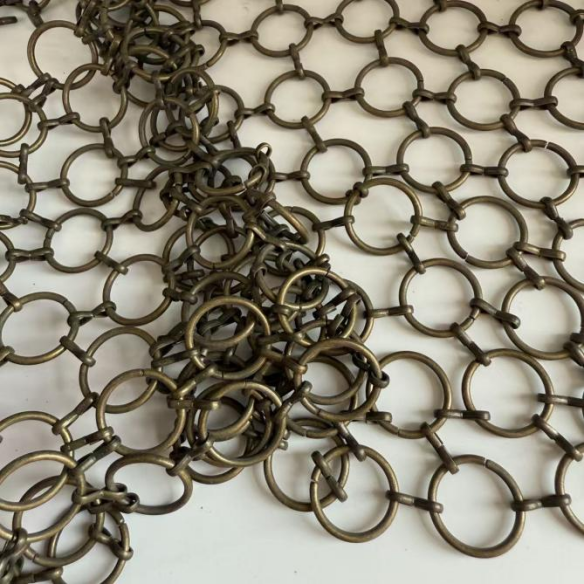JM-R-4209 - Ring Metal Decorative Mesh - jumao-decorfabric.com