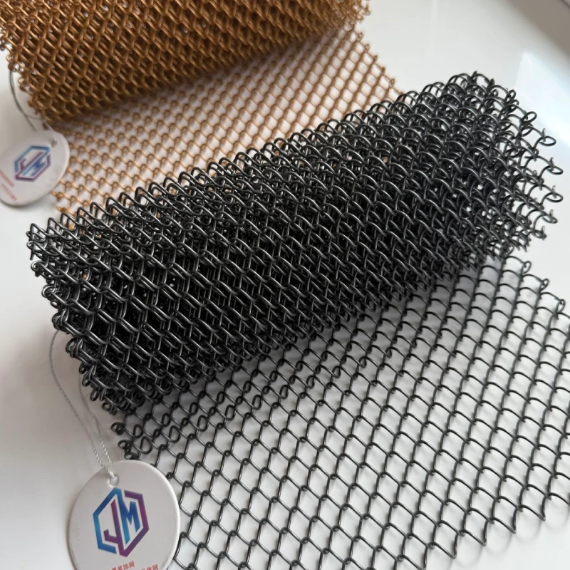 JM-M-907 - Cascade Metal Decorative Mesh - jumao-decorfabric.com